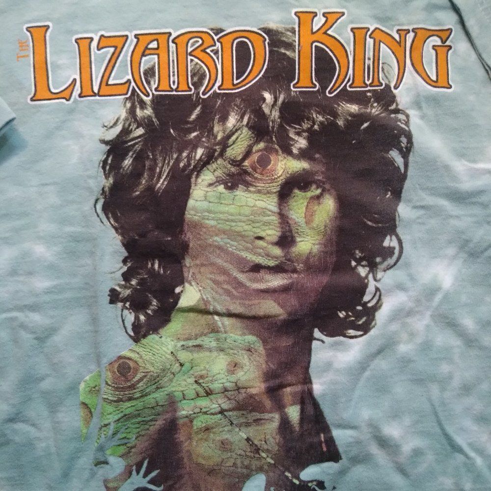 Vintage Y2K Lizard King Jim Morrison The Doors Tie Dye T-Shirt